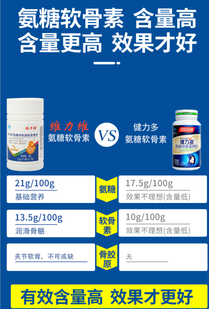 健力多氨糖软骨素和维力维氨糖软骨素哪个好？