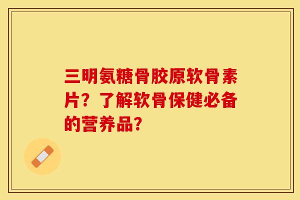 三明氨糖骨胶原软骨素片?了解软骨保健必备的营养品? 三明氨糖骨胶原软骨素片?了解软骨保健必备的营养品?