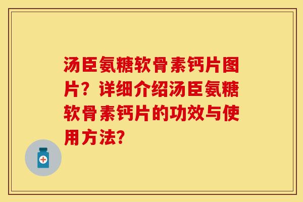 汤臣氨糖软骨素钙片图片?详细介绍汤臣氨糖软骨素钙片的功效与使用方法? 汤臣氨糖软骨素钙片图片?详细介绍汤臣氨糖软骨素钙片的功效与使用方法?