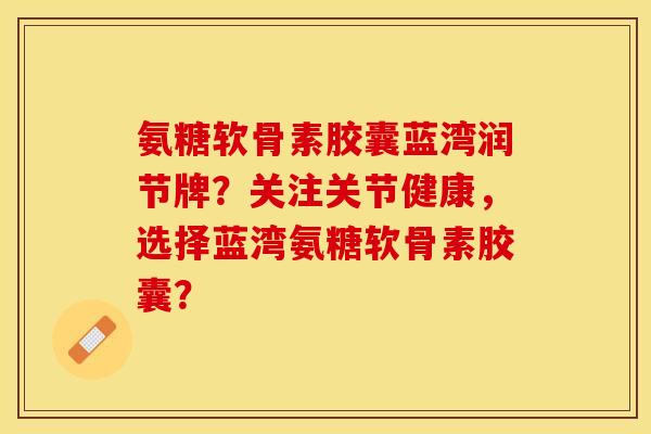 氨糖软骨素胶囊蓝湾润节牌？关注关节健康，选择蓝湾氨糖软骨素胶囊？