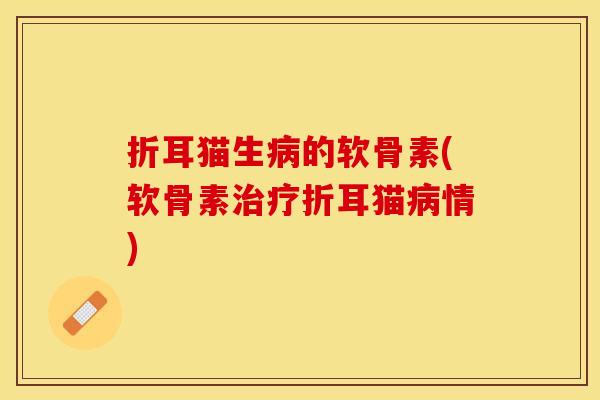 折耳猫生的软骨素(软骨素折耳猫情) 折耳猫生的软骨素(软骨素折耳猫情)