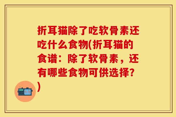 折耳猫除了吃软骨素还吃什么食物(折耳猫的食谱：除了软骨素，还有哪些食物可供选择？)