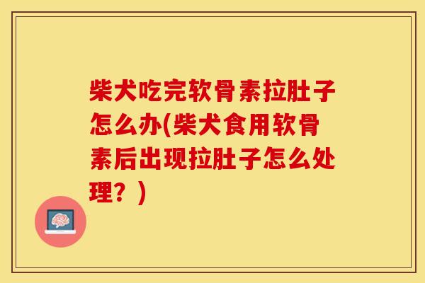 柴犬吃完软骨素拉肚子怎么办(柴犬食用软骨素后出现拉肚子怎么处理？)