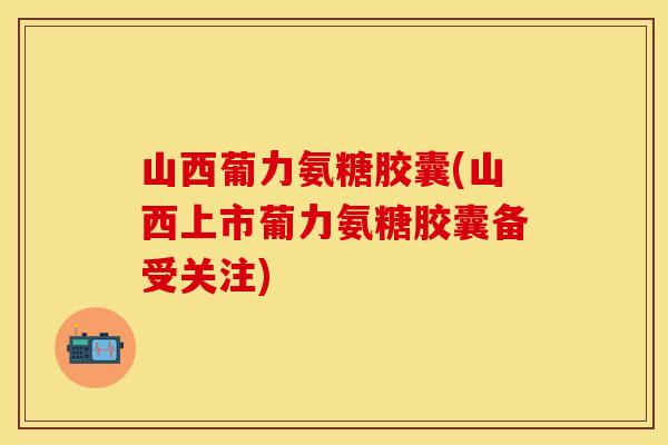 山西葡力氨糖胶囊(山西上市葡力氨糖胶囊备受关注)