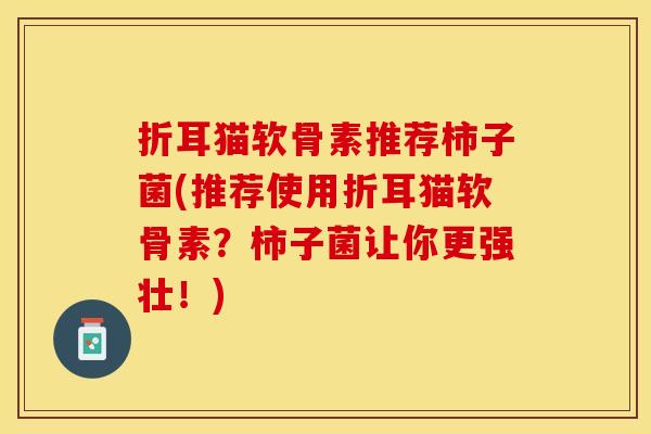折耳猫软骨素推荐柿子菌(推荐使用折耳猫软骨素？柿子菌让你更强壮！)