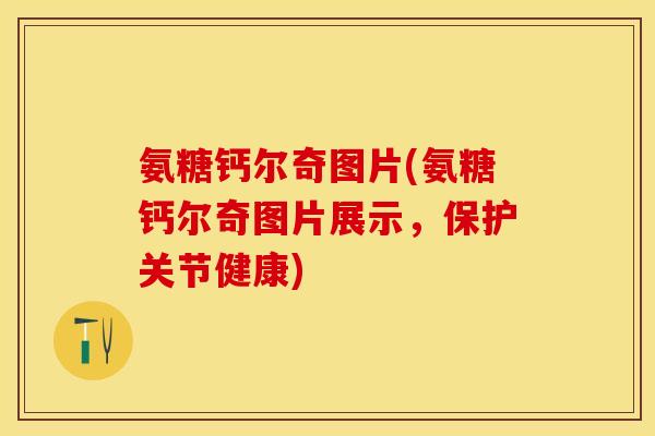 氨糖钙尔奇图片(氨糖钙尔奇图片展示，保护关节健康)