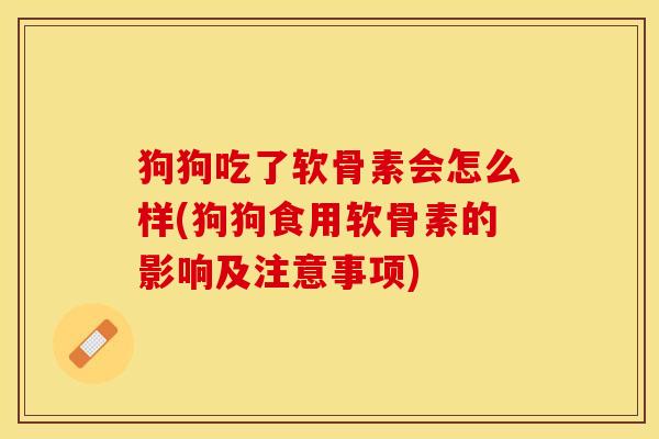 狗狗吃了软骨素会怎么样(狗狗食用软骨素的影响及注意事项)