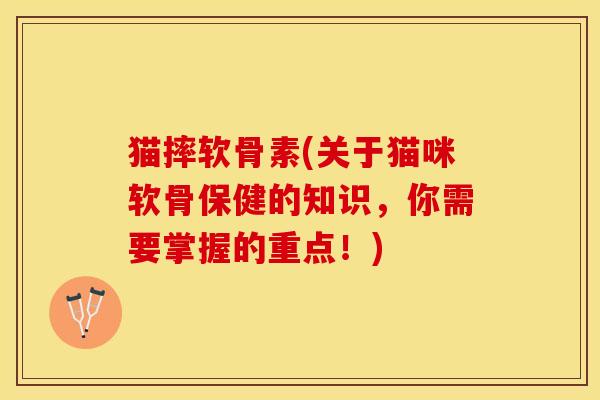 猫摔软骨素(关于猫咪软骨保健的知识,你需要掌握的重点!) 猫摔软骨素(关于猫咪软骨保健的知识,你需要掌握的重点!)