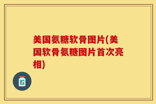 美国氨糖软骨图片(美国软骨氨糖图片首次亮相)