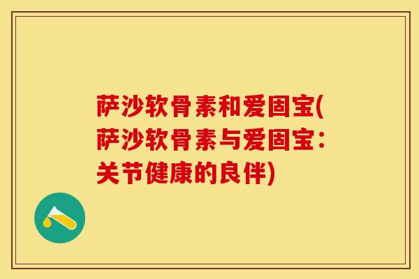 萨沙软骨素和爱固宝(萨沙软骨素与爱固宝：关节健康的良伴)