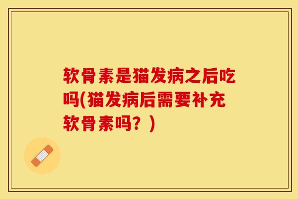 软骨素是猫发之后吃吗(猫发后需要补充软骨素吗？)