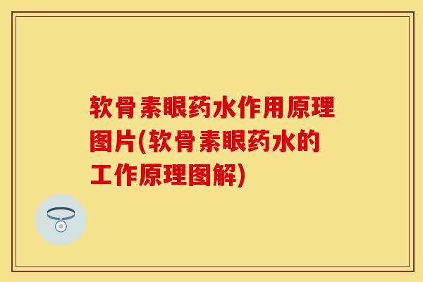 软骨素眼药水作用原理图片(软骨素眼药水的工作原理图解)