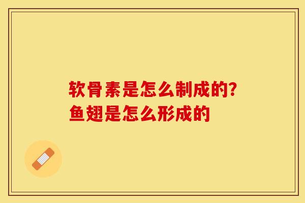 软骨素是怎么制成的？鱼翅是怎么形成的