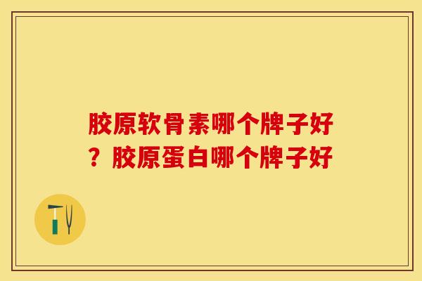 胶原软骨素哪个牌子好？胶原蛋白哪个牌子好
