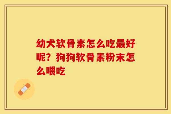 幼犬软骨素怎么吃好呢?狗狗软骨素粉末怎么喂吃 幼犬软骨素怎么吃好呢?狗狗软骨素粉末怎么喂吃