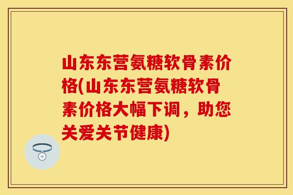 山东东营氨糖软骨素价格(山东东营氨糖软骨素价格大幅下调，助您关爱关节健康)