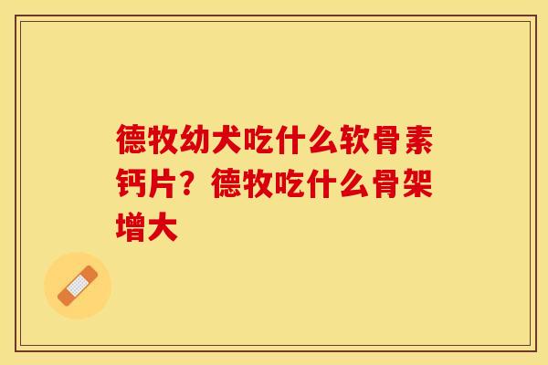 德牧幼犬吃什么软骨素钙片？德牧吃什么骨架增大