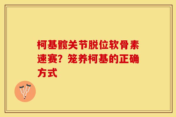 柯基髋关节脱位软骨素速赛？笼养柯基的正确方式