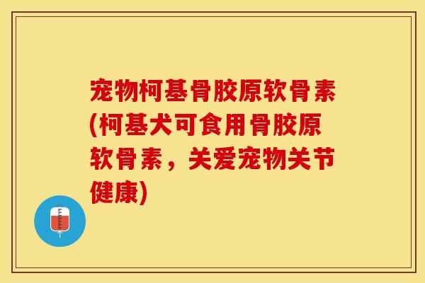 宠物柯基骨胶原软骨素(柯基犬可食用骨胶原软骨素，关爱宠物关节健康)