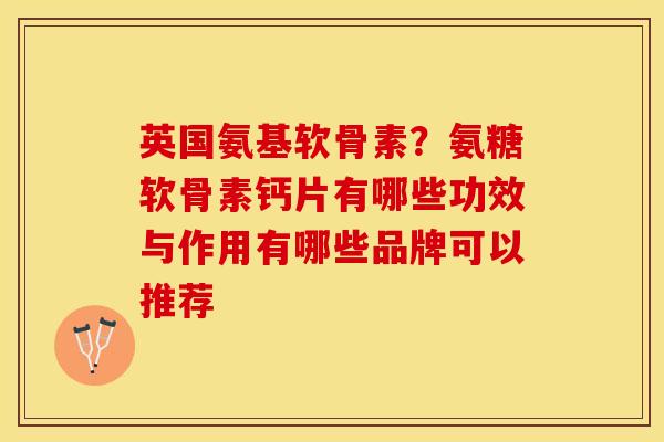 英国氨基软骨素？氨糖软骨素钙片有哪些功效与作用有哪些品牌可以推荐