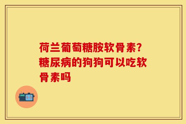 荷兰葡萄糖胺软骨素?的狗狗可以吃软骨素吗 荷兰葡萄糖胺软骨素?的狗狗可以吃软骨素吗