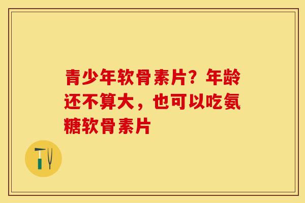 青少年软骨素片?年龄还不算大,也可以吃氨糖软骨素片 青少年软骨素片?年龄还不算大,也可以吃氨糖软骨素片
