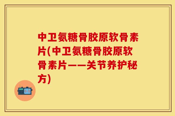 中卫氨糖骨胶原软骨素片(中卫氨糖骨胶原软骨素片——关节养护秘方)
