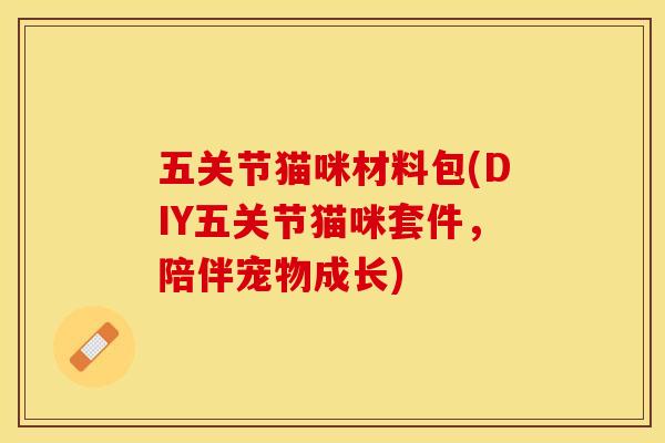 五关节猫咪材料包(DIY五关节猫咪套件，陪伴宠物成长)