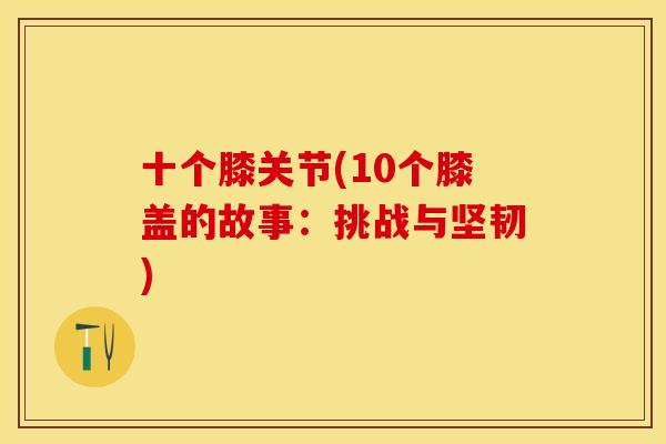 十个膝关节(10个膝盖的故事：挑战与坚韧)