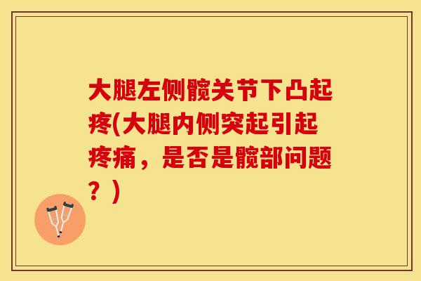 大腿左侧髋关节下凸起疼(大腿内侧突起引起,是否是髋部问题?) 大腿左侧髋关节下凸起疼(大腿内侧突起引起,是否是髋部问题?)