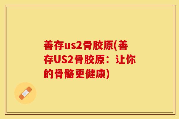 善存us2骨胶原(善存US2骨胶原：让你的骨骼更健康)