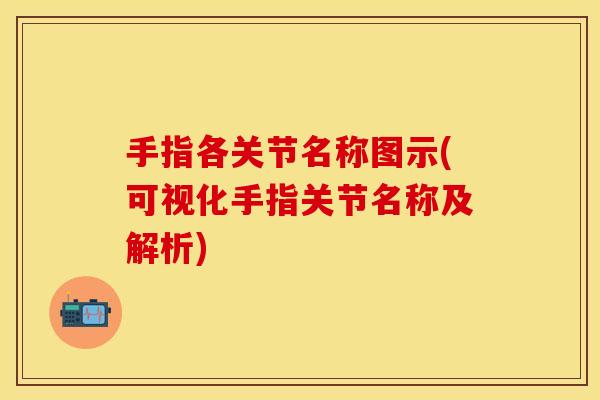 手指各关节名称图示(可视化手指关节名称及解析)