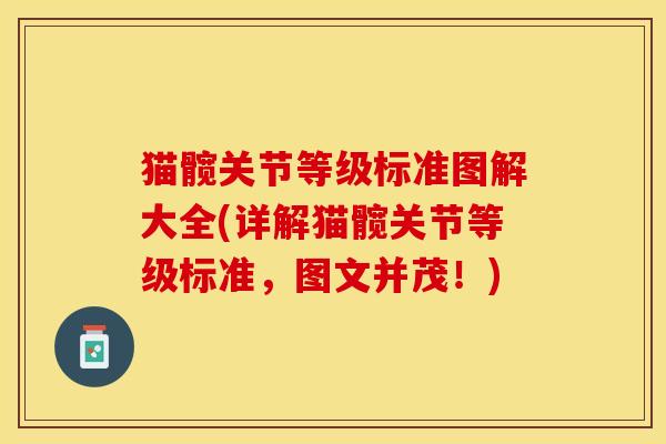猫髋关节等级标准图解大全(详解猫髋关节等级标准，图文并茂！)