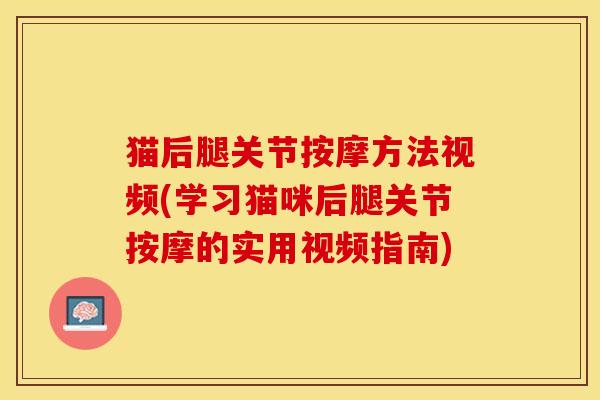猫后腿关节按摩方法视频(学习猫咪后腿关节按摩的实用视频指南)