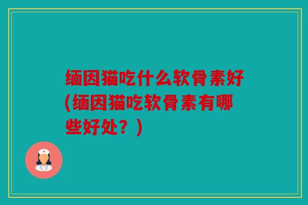 缅因猫吃什么软骨素好(缅因猫吃软骨素有哪些好处?) 缅因猫吃什么软骨素好(缅因猫吃软骨素有哪些好处?)