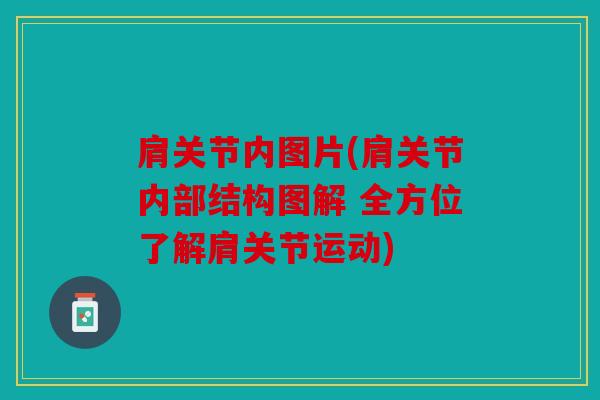 肩关节内图片(肩关节内部结构图解 全方位了解肩关节运动) 肩关节内图片(肩关节内部结构图解 全方位了解肩关节运动)