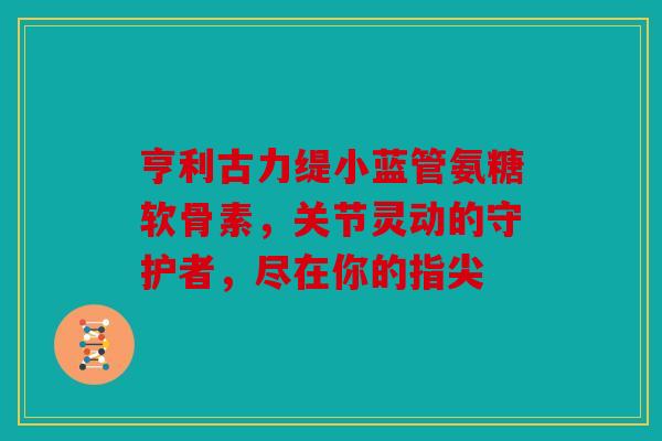 亨利古力缇小蓝管氨糖软骨素，关节灵动的守护者，尽在你的指尖