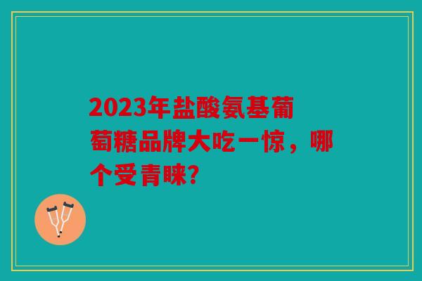 2023年盐酸氨基葡萄糖品牌大吃一惊,哪个受青睐? 2023年盐酸氨基葡萄糖品牌大吃一惊,哪个受青睐?